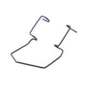 Kratz-Barraquer Wire Speculum, Large, V-Shaped End Slanted Sharply Upward, Open Wire Blades, Blade Length 14mm, Spread 15mm, Overall Length 1-5/8" (42mm) 1556606,11/2/6161,K1-5050